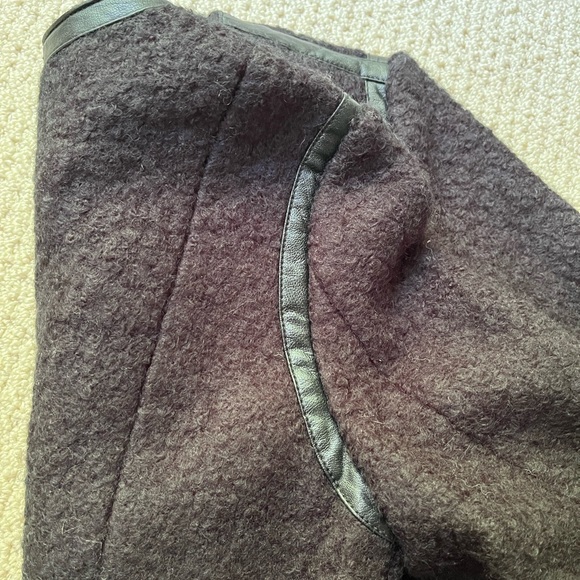 Size 6 black boiled wool jacket - Picture 7 of 7